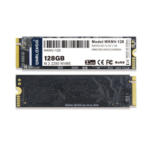 WKVN-128GB M.2280 PCIe NVMe SSD - 128GB Solid State Drive -