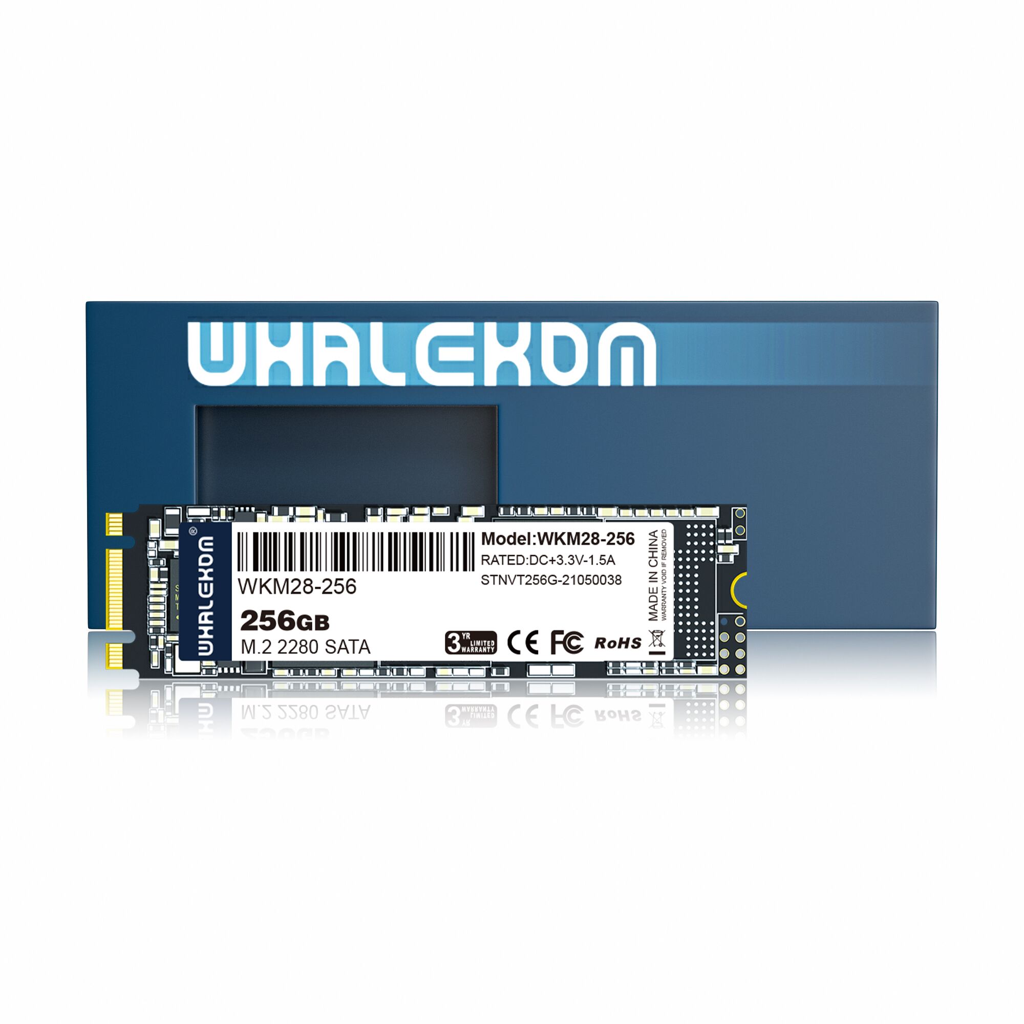 WKM28 - M.2 SATA 2280 SSD - 256GB Solid State Drive -