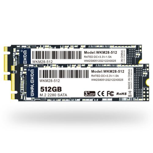 WKM28 - M.2 SATA 2280 SSD - 512GB Solid State Drive -
